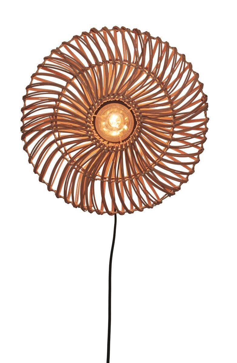 Wandleuchte Zanzibar/W/4012/N - Naturfarben, Trend, Naturmaterialien (40/12cm) - Good & Mojo