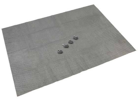 Terítő Laila - bézs/szürke, modern, textil (130/170cm) Terítő Laila - bézs/szürke, modern, textil (130/170cm)
