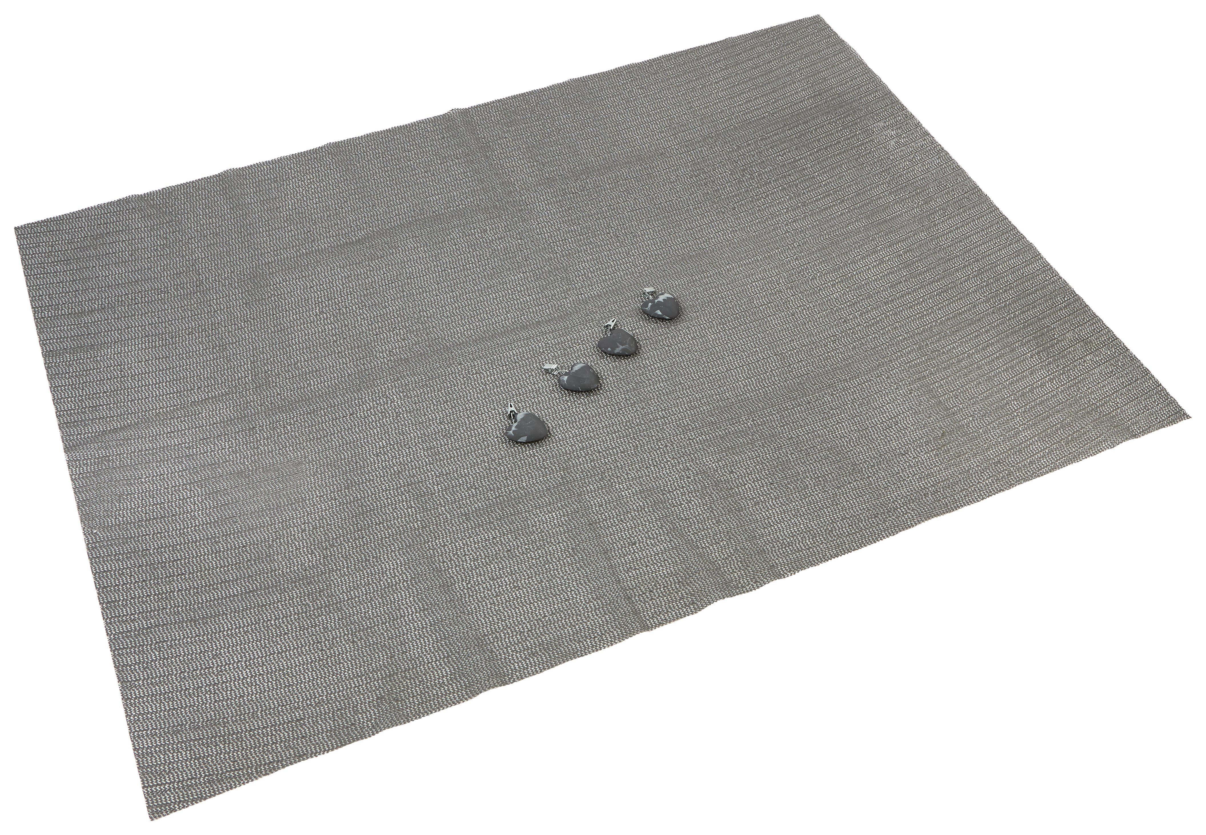 Terítő Laila - Bézs/Zöld, modern, Műanyag/Textil (130/170cm)