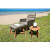 Loungesessel 3-Tlg. Calvia mit Kissen - Beige/Braun, Basics, Holz/Kunststoff (65/95/85cm) - Gardenson