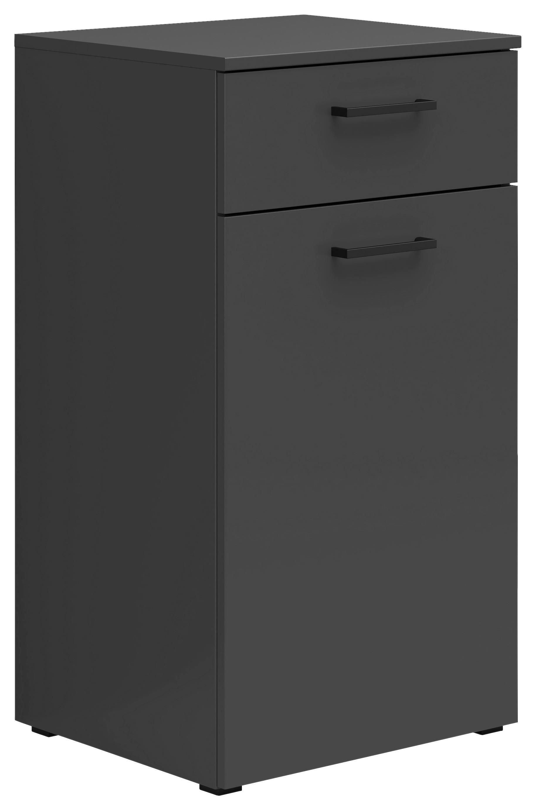 Komód Multistauraum - grafitszürke, Modern, faalapú anyag (45/83/40cm) - Carryhome