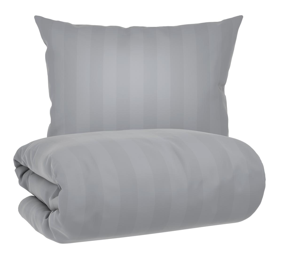 POVLEČENÍ XENIA STREIF - barvy stříbra, Moderní, textil (140/200cm) - Premium Living