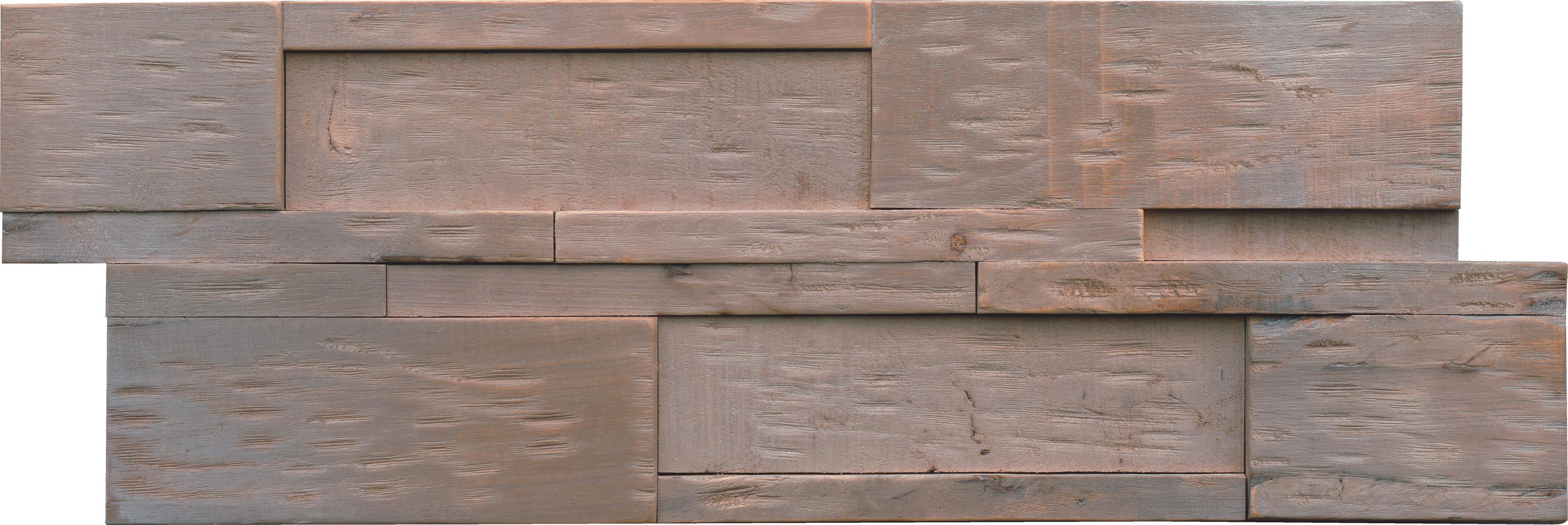 Wandverkleidung Driftwood Hevea Molucca Sea - Grau, Basics, Holz (56/20/2cm)