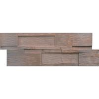 Wandverkleidung Driftwood Hevea Molucca Sea - Grau, Basics, Holz (56/20/2cm)
