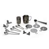 Kaffeeset Echtwerk Kaffeezubehör-Set - Schwarz, Design, Metall (10,5cm) - Echtwerk