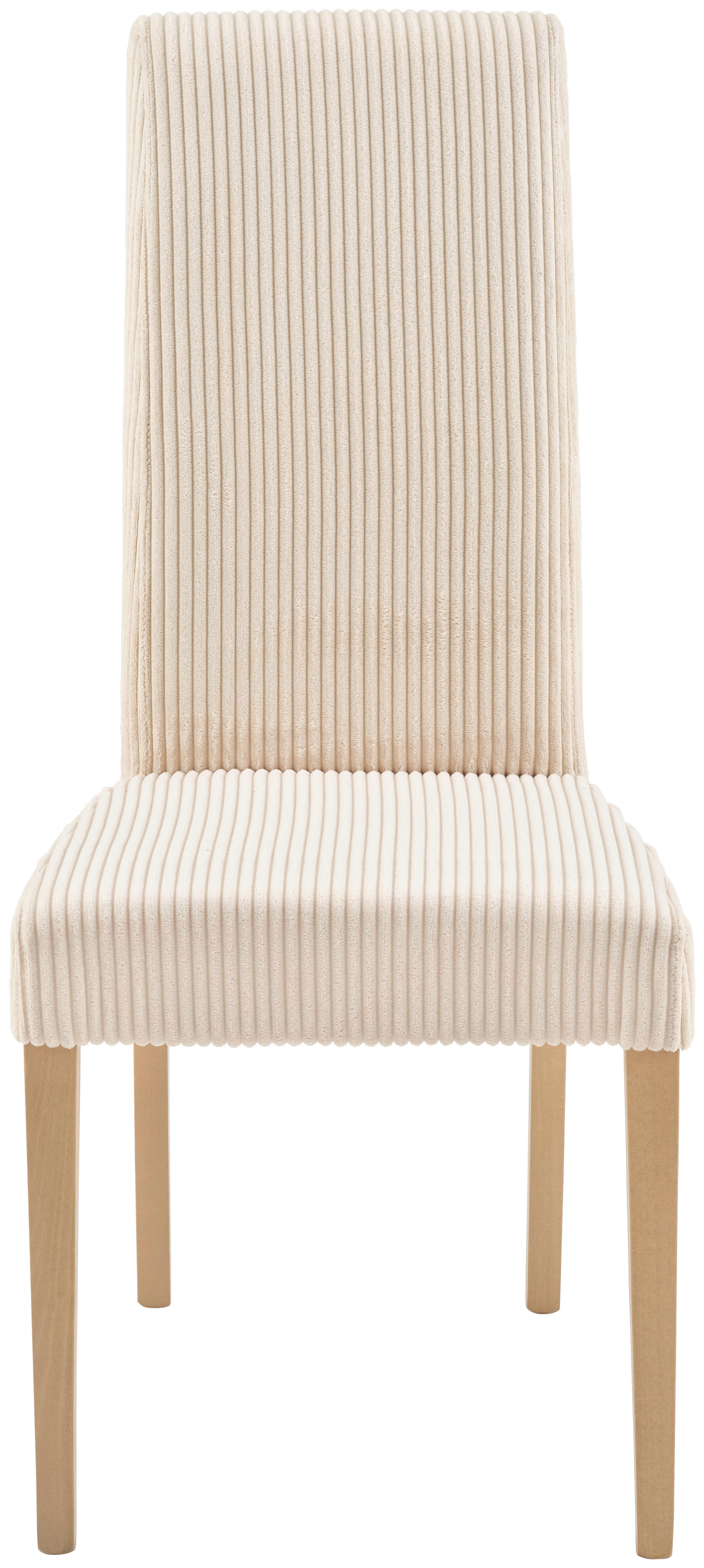 Szék Roko - bézs/tölgyfa színű, Modern, textil/fa (46/101/62cm)