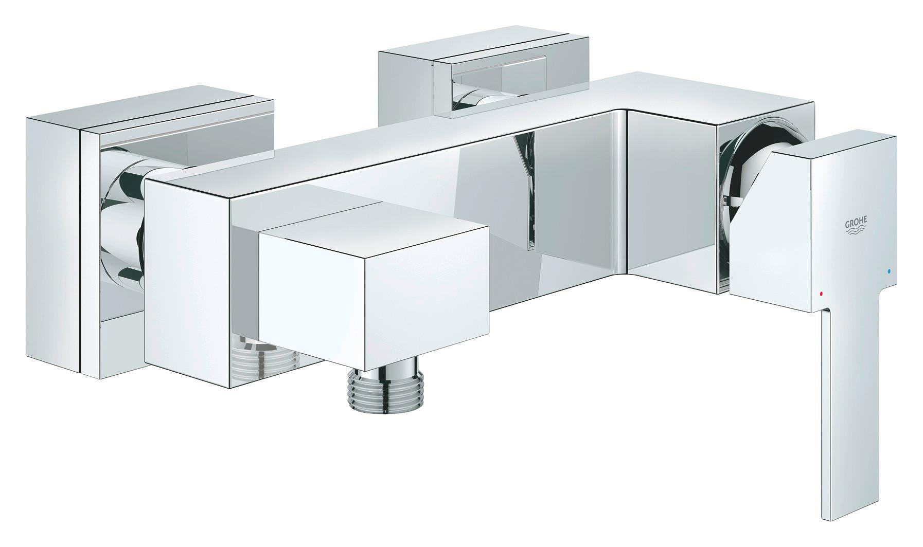 Duscharmaturen Sail Cube Chromfarben H: 17,2 Cm - Chromfarben, KONVENTIONELL, Metall (17,2cm) - Grohe