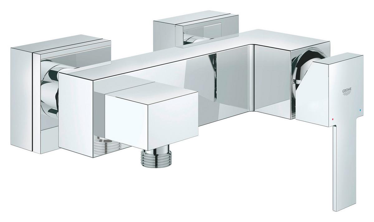 Duscharmaturen Sail Cube Chromfarben H: 17,2 Cm - Chromfarben, KONVENTIONELL, Metall (17,2cm) - Grohe