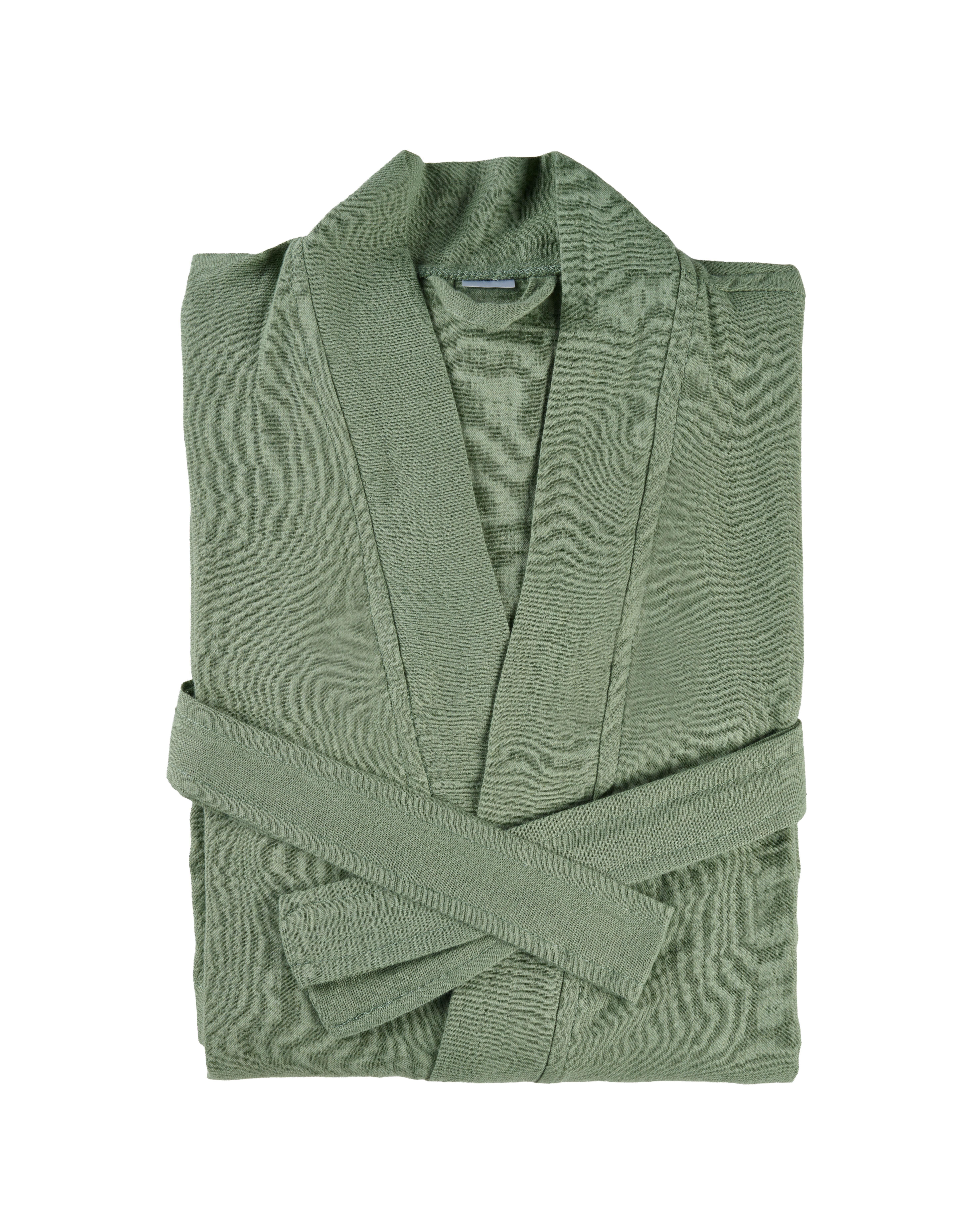 KINDERBADEMANTEL LOTTA - Salbeigrün, KONVENTIONELL, Textil - BUNINO