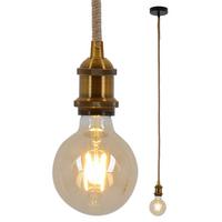 Hängeleuchte H: 100 Cm 1-Flammig, Messingfarben - Messingfarben, KONVENTIONELL, Naturmaterialien/Metall (10/100cm) - Näve
