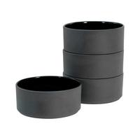 Müslischalenset Futuro Schwarz L: 30,5 cm - Schwarz, Basics, Keramik (14/14/6cm) - Creatable