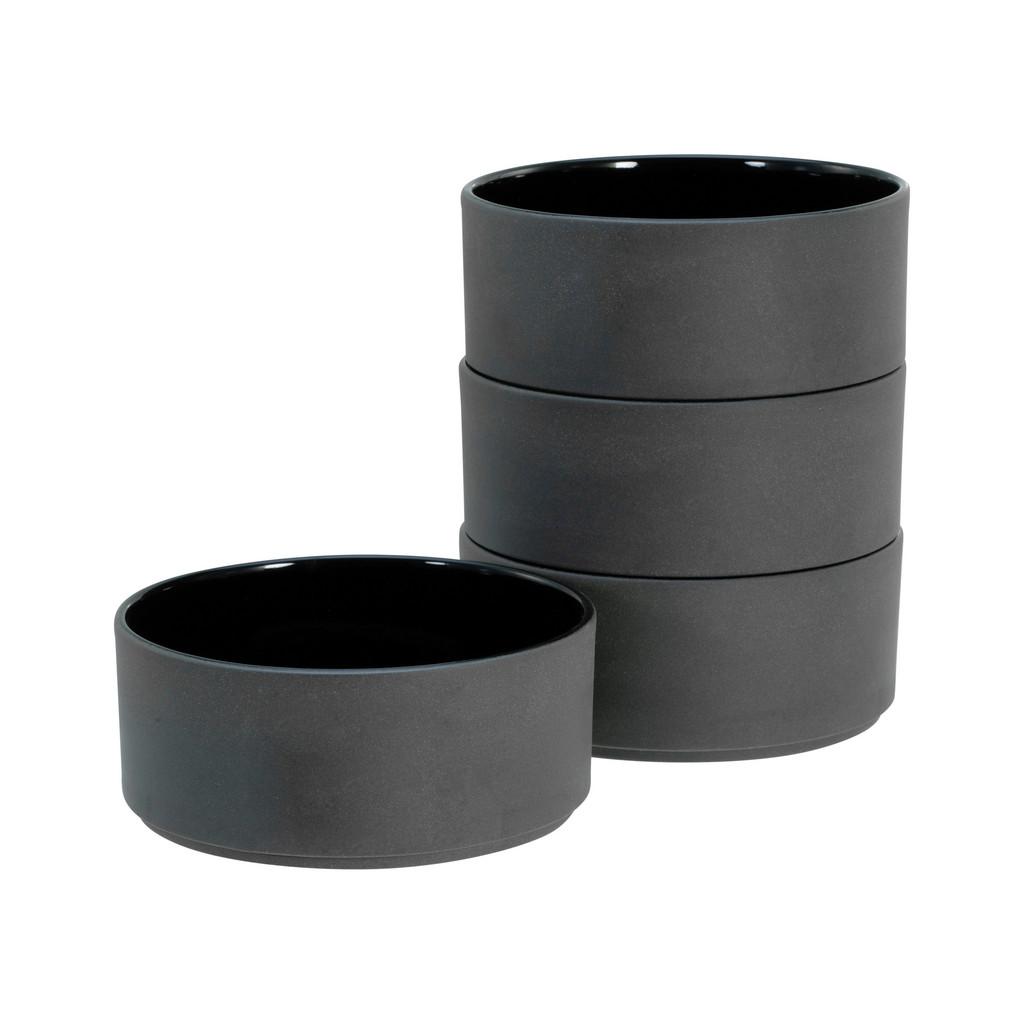 Müslischalenset Futuro Schwarz L: 30,5 cm
