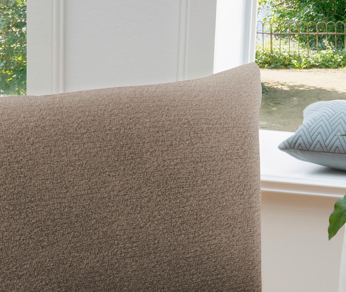 Relaxsessel Cremona Taupe B: 100 cm - Taupe/Schwarz, Design, Textil (100/78/96cm) - Livetastic