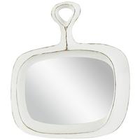 Dekospiegel Florecio 26x29 cm Weißer Rahmen - Weiß, Basics, Glas/Holzwerkstoff (26/29/2,5cm) - Luca Bessoni