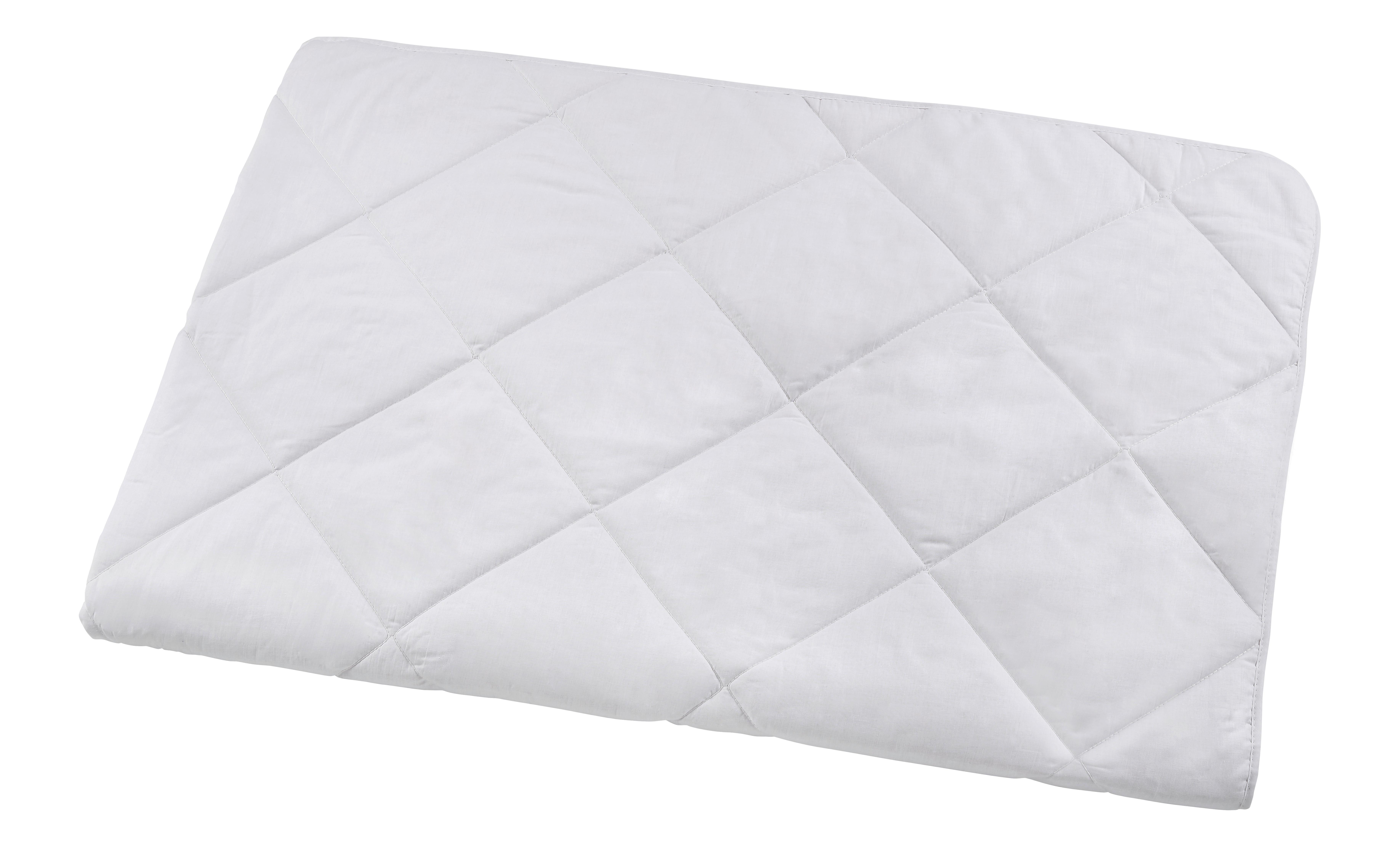 Sommerdecke Silke - Weiß, KONVENTIONELL, Textil (140/200cm) - Ele