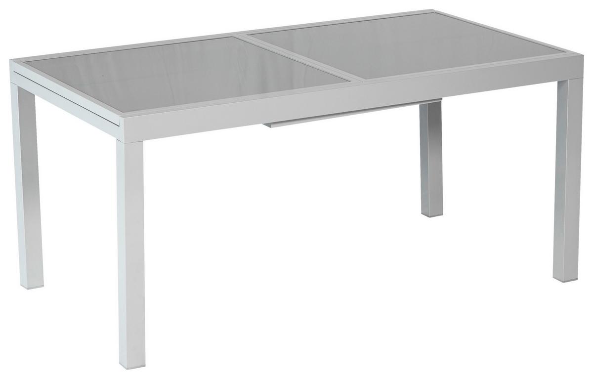 Gartenset Amalfi - Silberfarben/Braun, MODERN, Textil/Metall - Gardenson