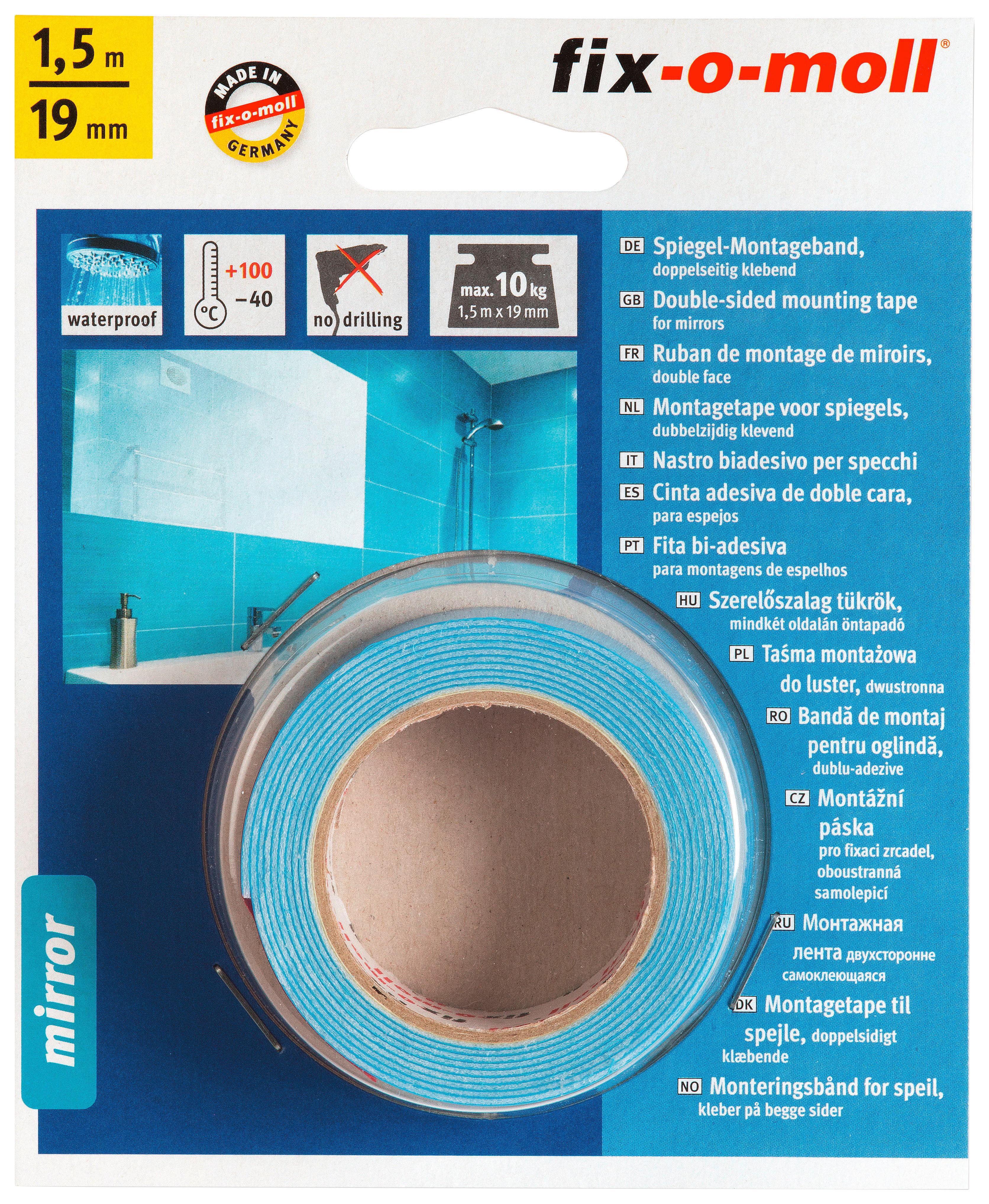 Szerelő Szalag Tükörhöz 10kg-Ig - kék, műanyag (1,9/150cm) - Suki