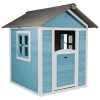 Spielhaus C050.001.01 - Blau/Weiß, KONVENTIONELL, Holz (111/133/135cm) - Ambia Garden