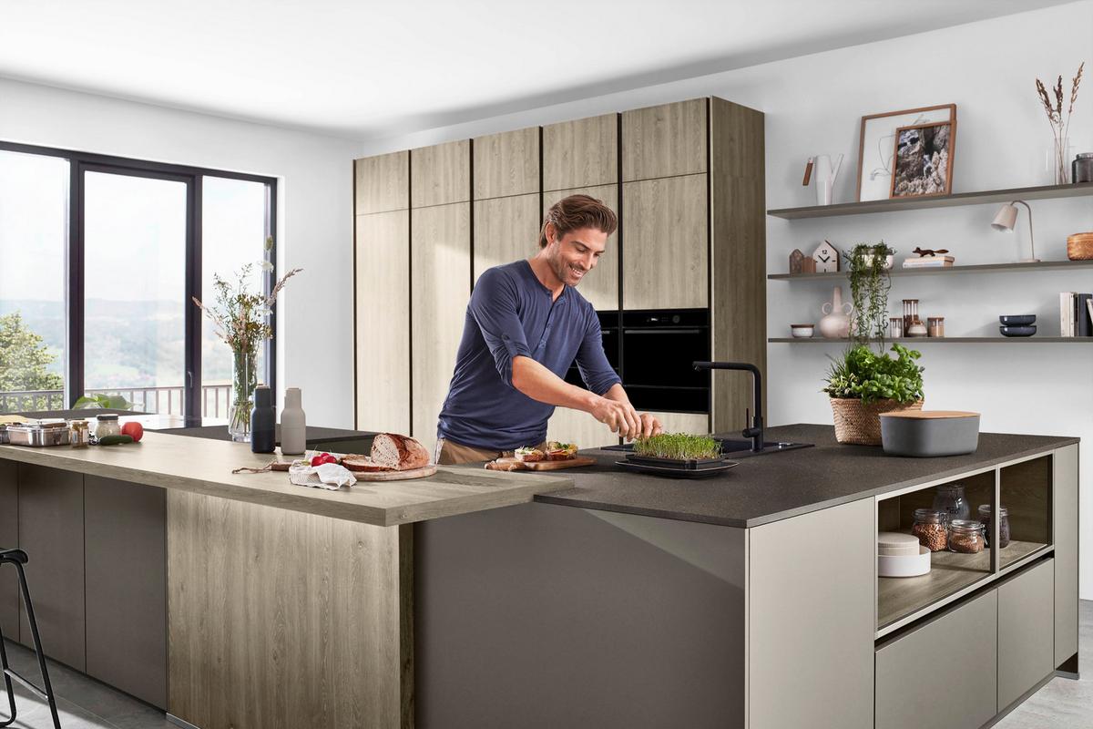 Einbauküche Riga Frei Planbar Modernes Design - MODERN, Holzwerkstoff - Vertico