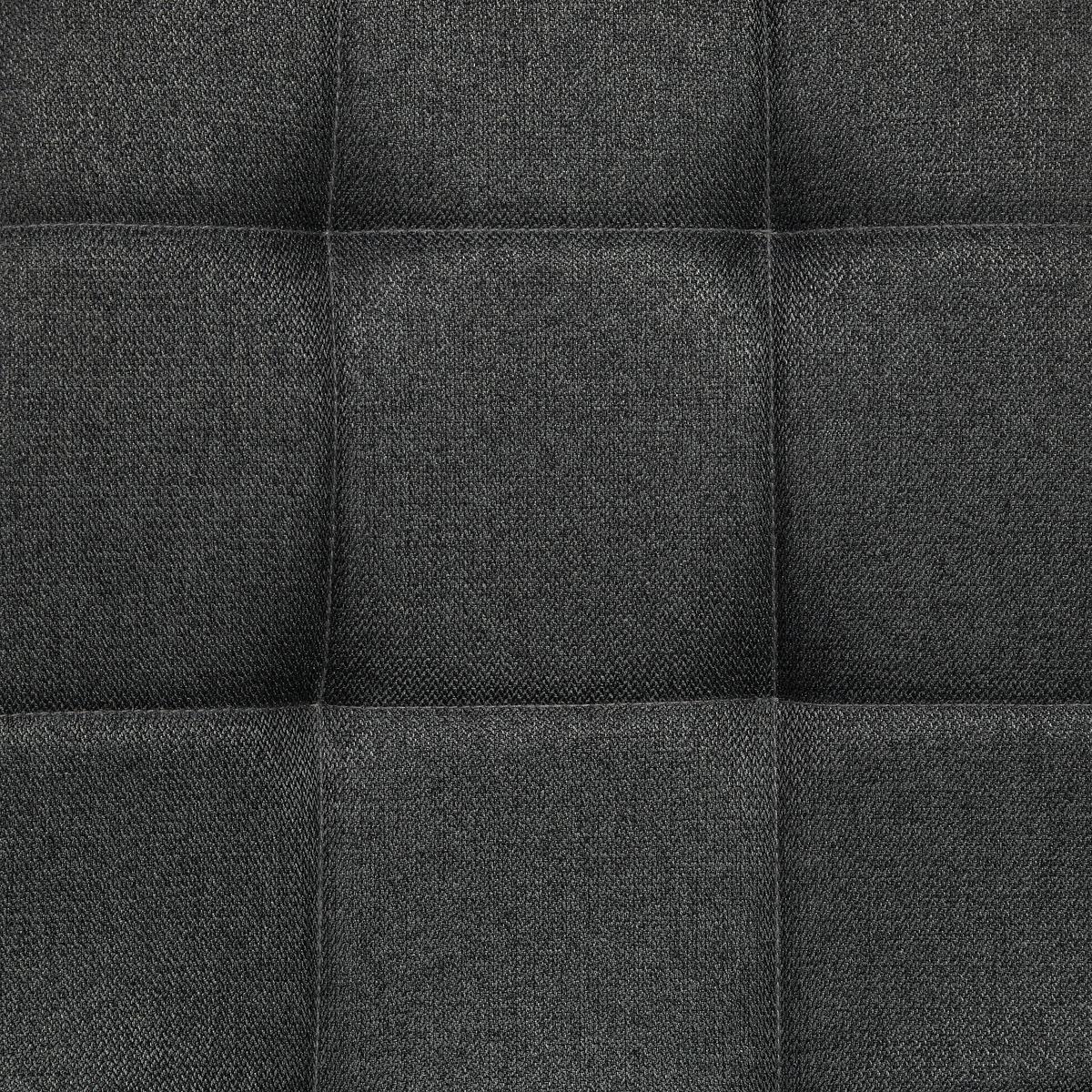 Vierfußstuhl Empoli Leinenoptik Grau, B: 44,5 Cm - Schwarz/Grau, KONVENTIONELL, Holz/Textil (44,5/86/54,5cm) - Livetastic