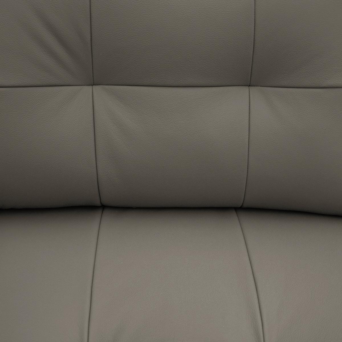 Ecksofa Nordic Schlammfarben S: 238x168 cm - Schlammfarben/Buchefarben, Design, Leder/Textil (238/168cm) - Livetastic