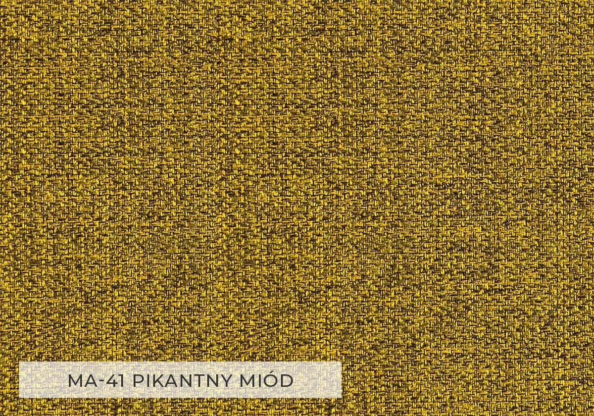 Rozkládací sedačka Simone, levé provedení - přírodní barvy/hořčicově žlutá, Moderní, dřevo/textil (253/82/95/208cm)