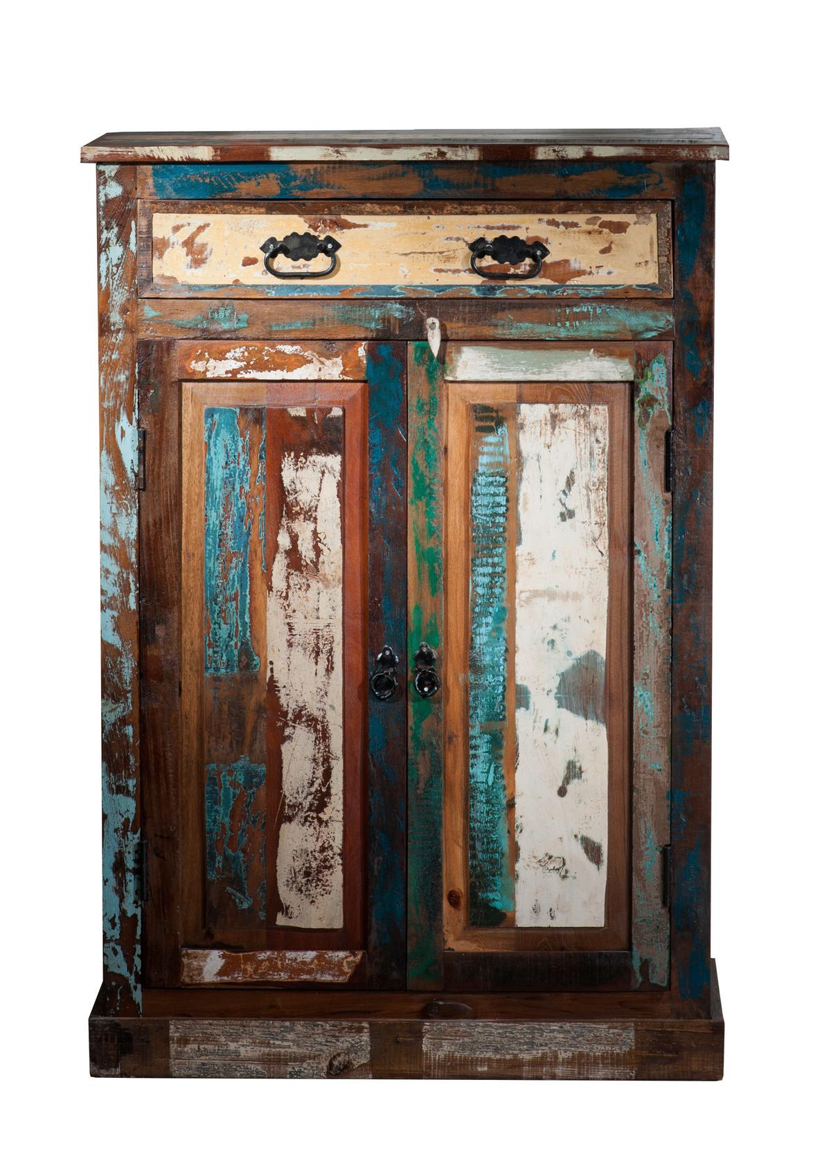 HIGHBOARD Multicolor B: 82cm - Multicolor, Design, Holz (82/120/40cm) - MID.YOU