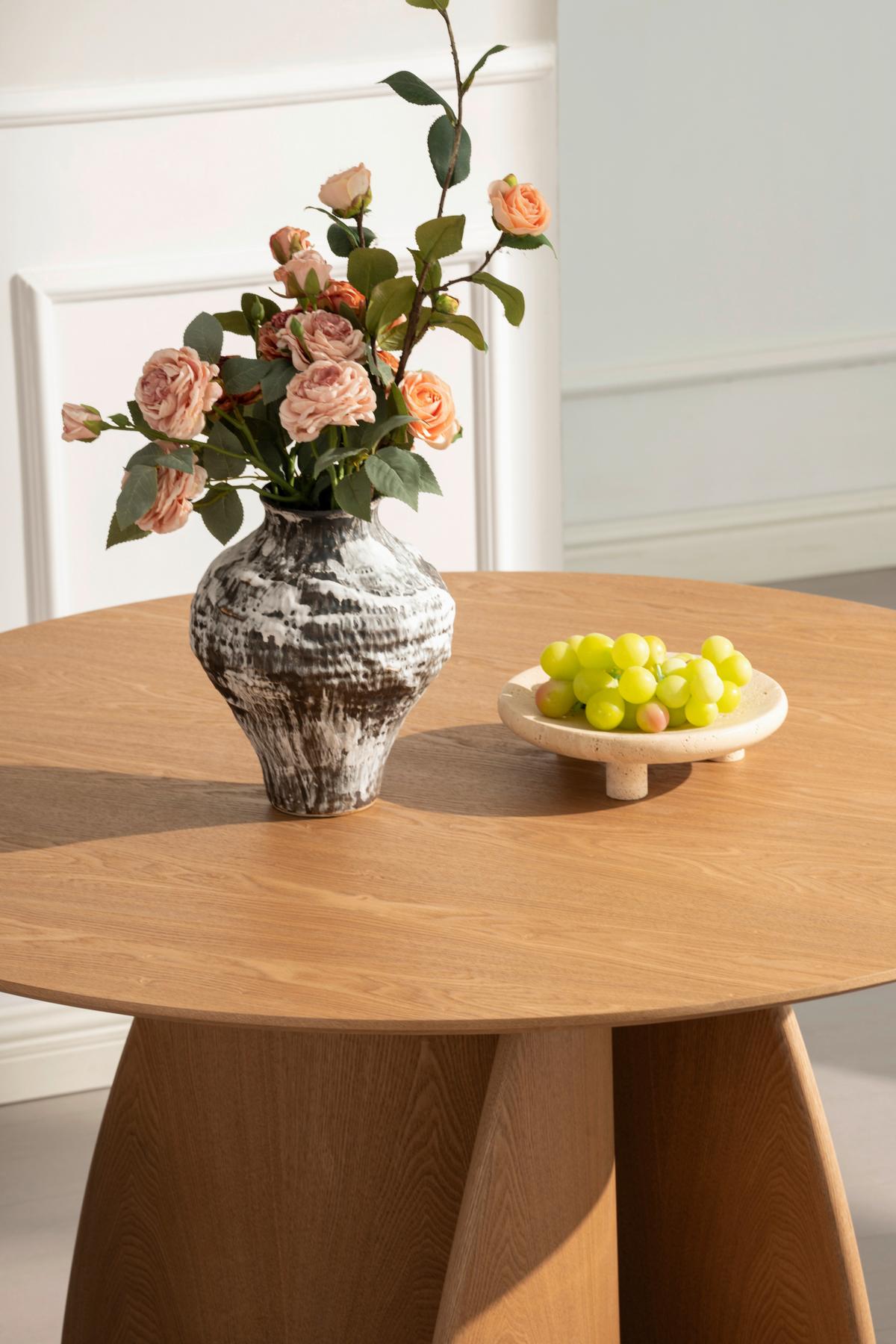 Esstisch Atlas Eichefarben D: 120 cm - Eichefarben, MODERN, Holz/Holzwerkstoff (120/120/75cm) - Livetastic