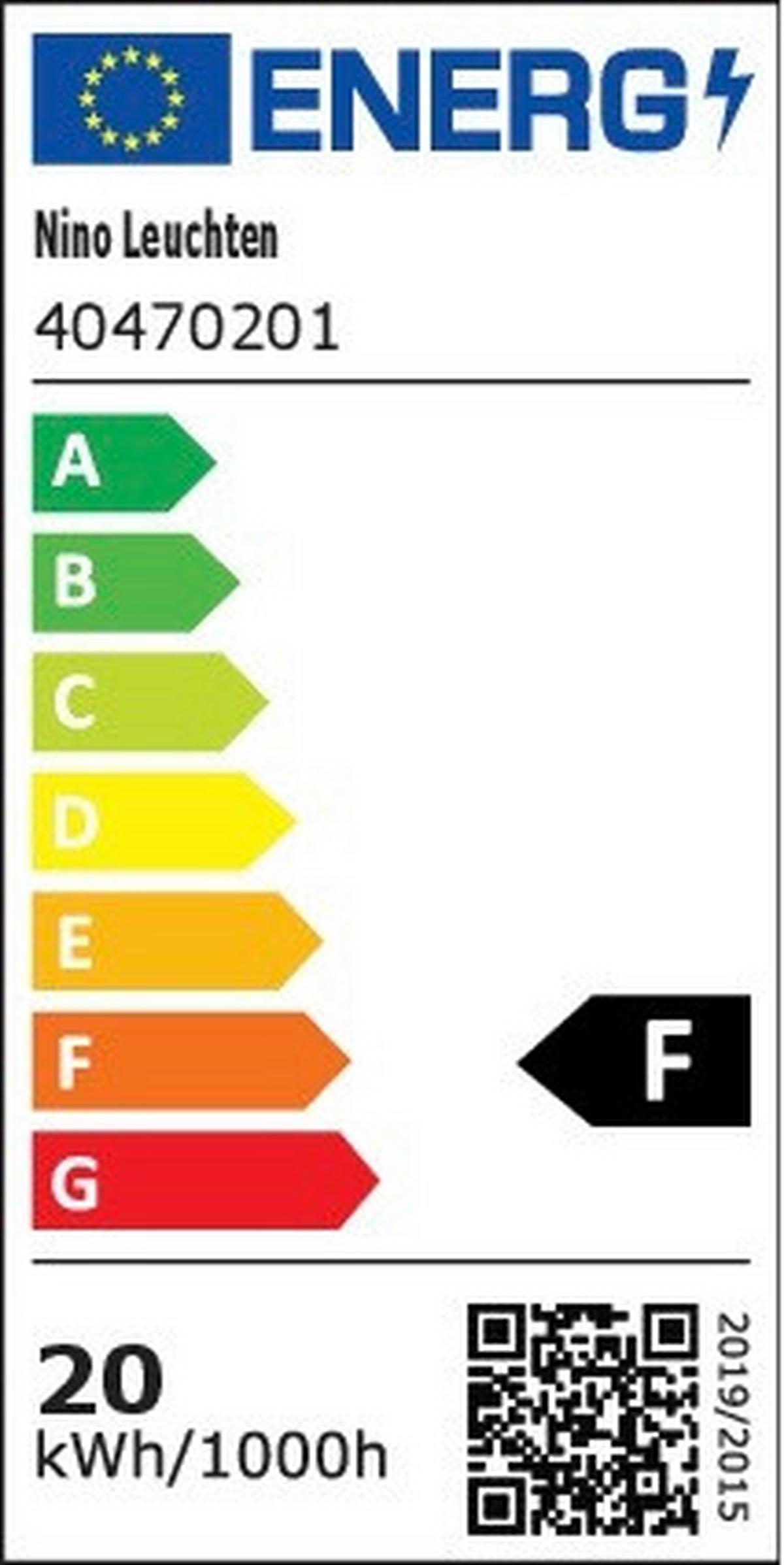 LED-Stehleuchte 40470201x Sydney - Weiß/Nickelfarben, KONVENTIONELL, Textil/Metall (27/40/150cm) - Globo