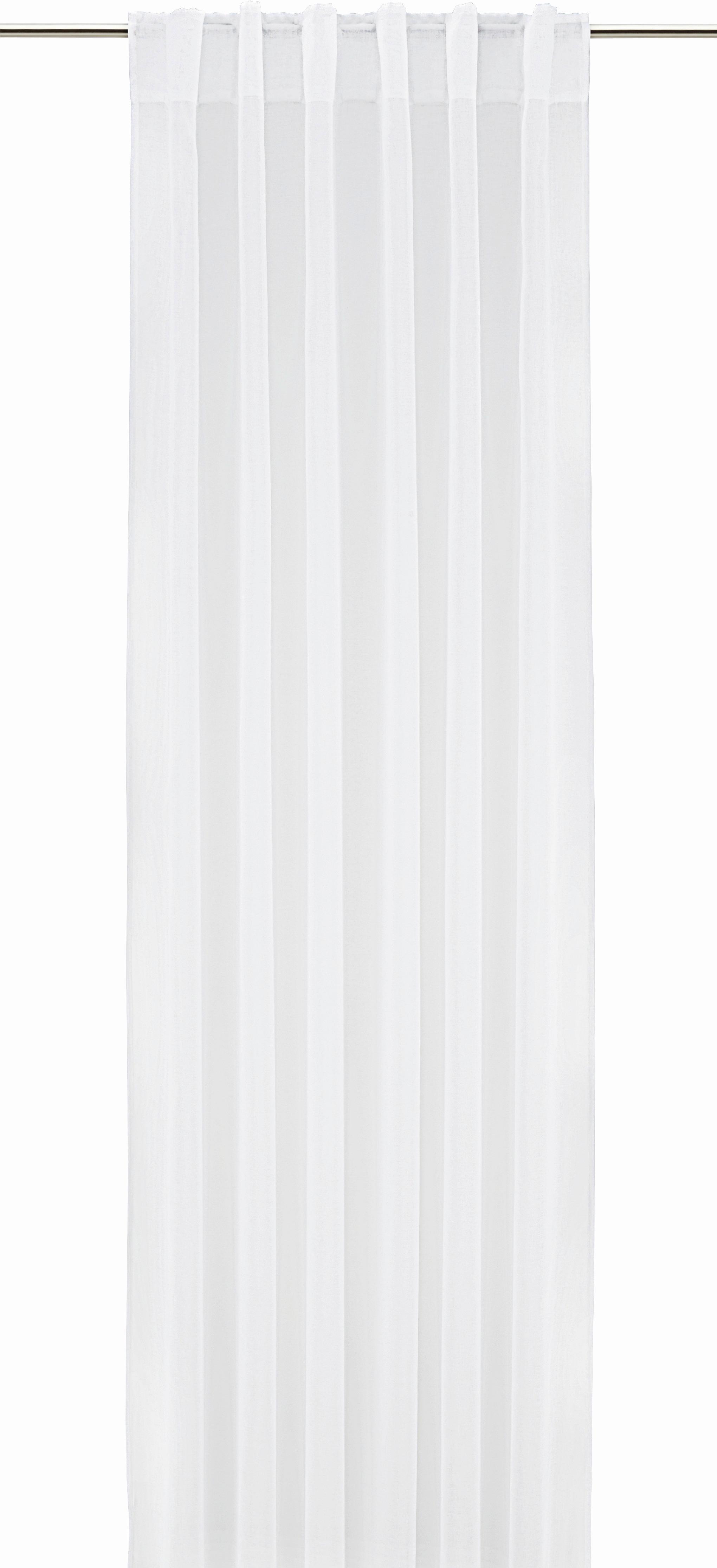 HOTOVÝ ZÁVES Tosca, 2x140/245cm, biela - biela, textil (140/245cm) - Modern Living