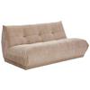 Sofaelement Giselle 2,5 Sofa Modul Taupe B: 180 Cm - Taupe, Trend, Textil (180/80/112cm) - Livetastic