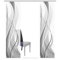 Flächenvorhang Carlisle Grau B: 60 Cm - Grau, Design, Textil (60/245cm)