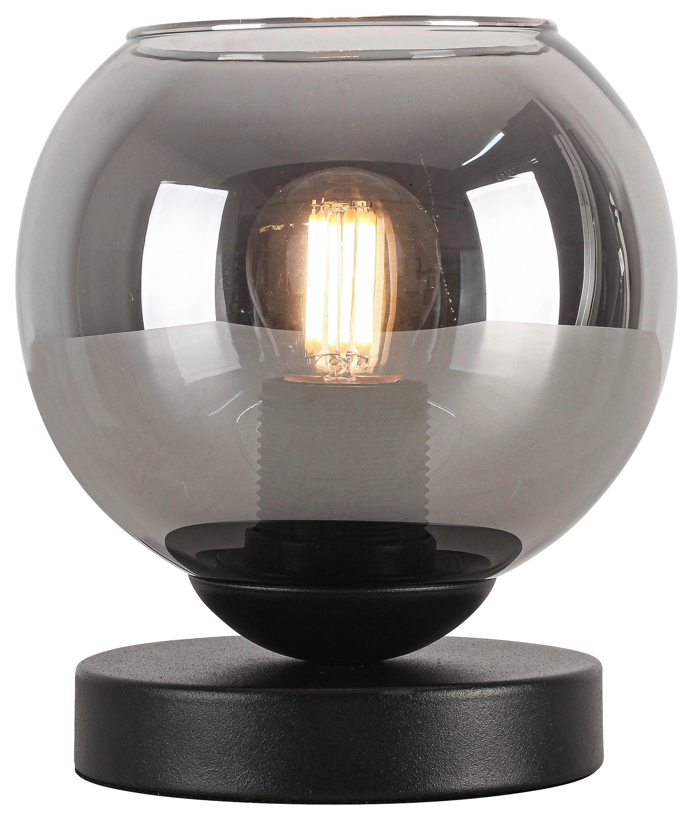 Noční lampa LUFFOO - černá/barvy chromu, Moderní, kov/plast (15/17,5cm) - Mömax