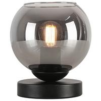Noční lampa LUFFOO - černá/barvy chromu, Moderní, kov/plast (15/17,5cm) - Mömax