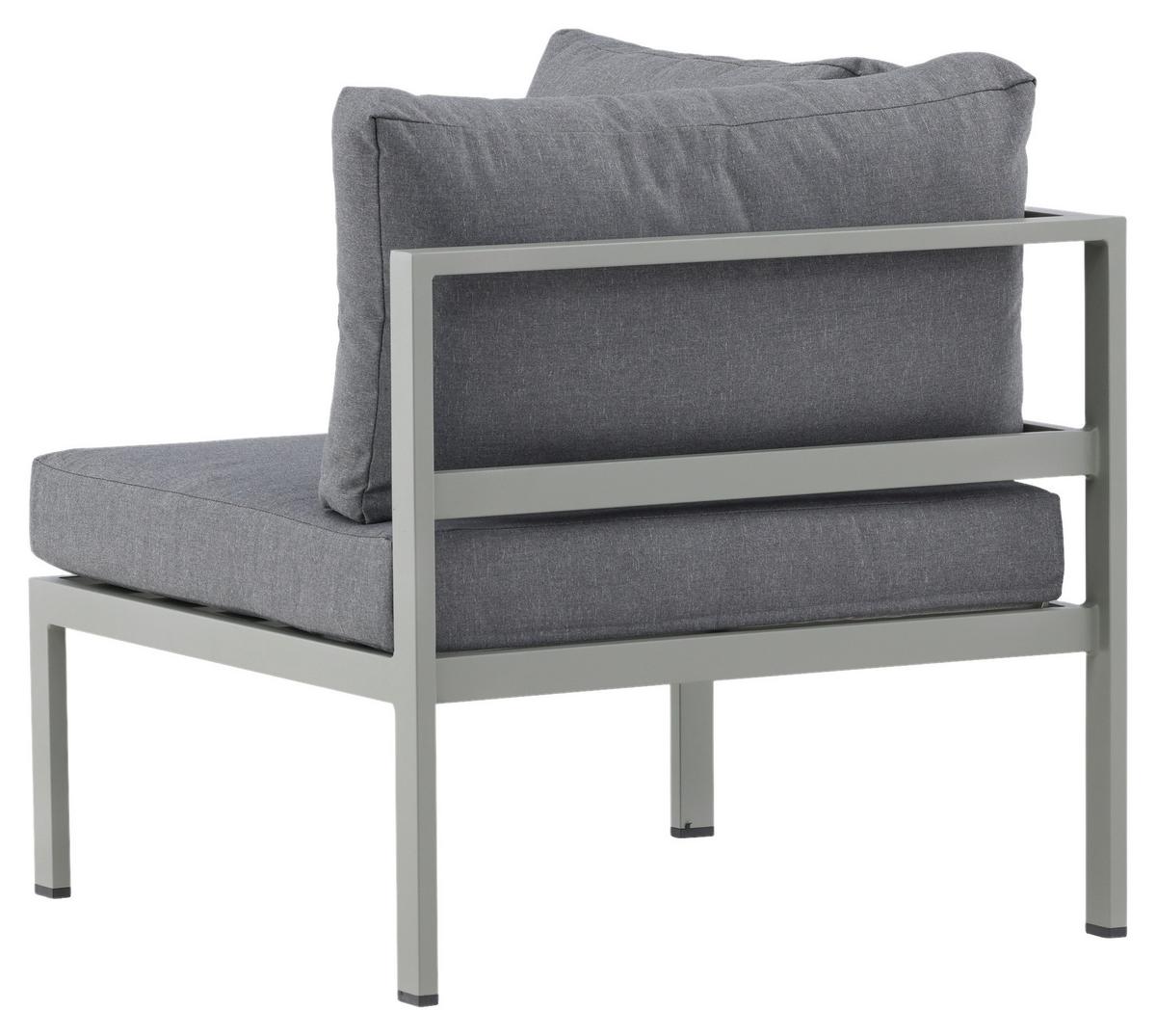 Loungeeckteil Copacabana - Pastellgrün/Grau, KONVENTIONELL, Metall (74/65/74cm) - Gardenson