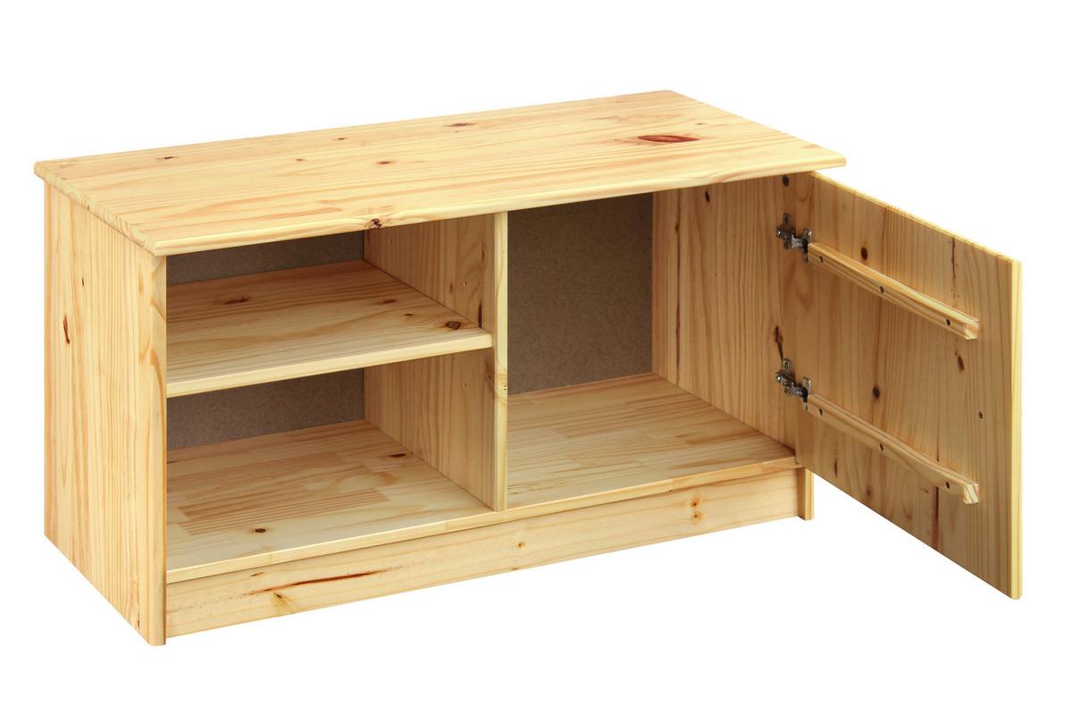 SCHUHSCHRANK Naturfarben B: 91cm - Naturfarben, Design, Holz (91/48/38cm) - MID.YOU
