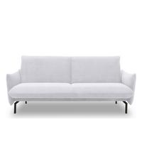 Schlafsofa Silberfarben B: 234 Cm - Silberfarben/Schwarz, Design, Textil (234/102/95cm) - MID.YOU