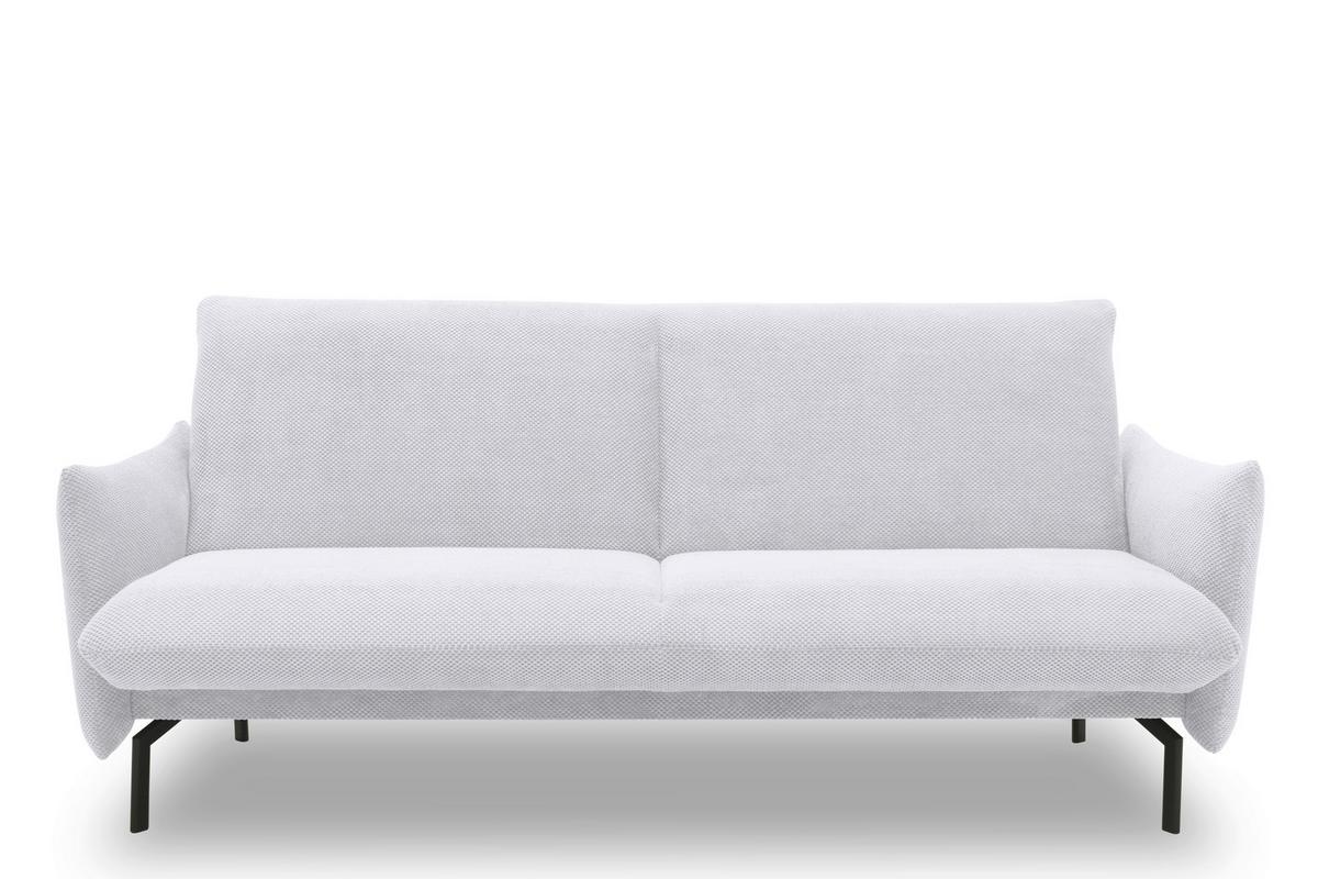 Schlafsofa Silberfarben B: 234 Cm - Silberfarben/Schwarz, Design, Textil (234/102/95cm) - MID.YOU