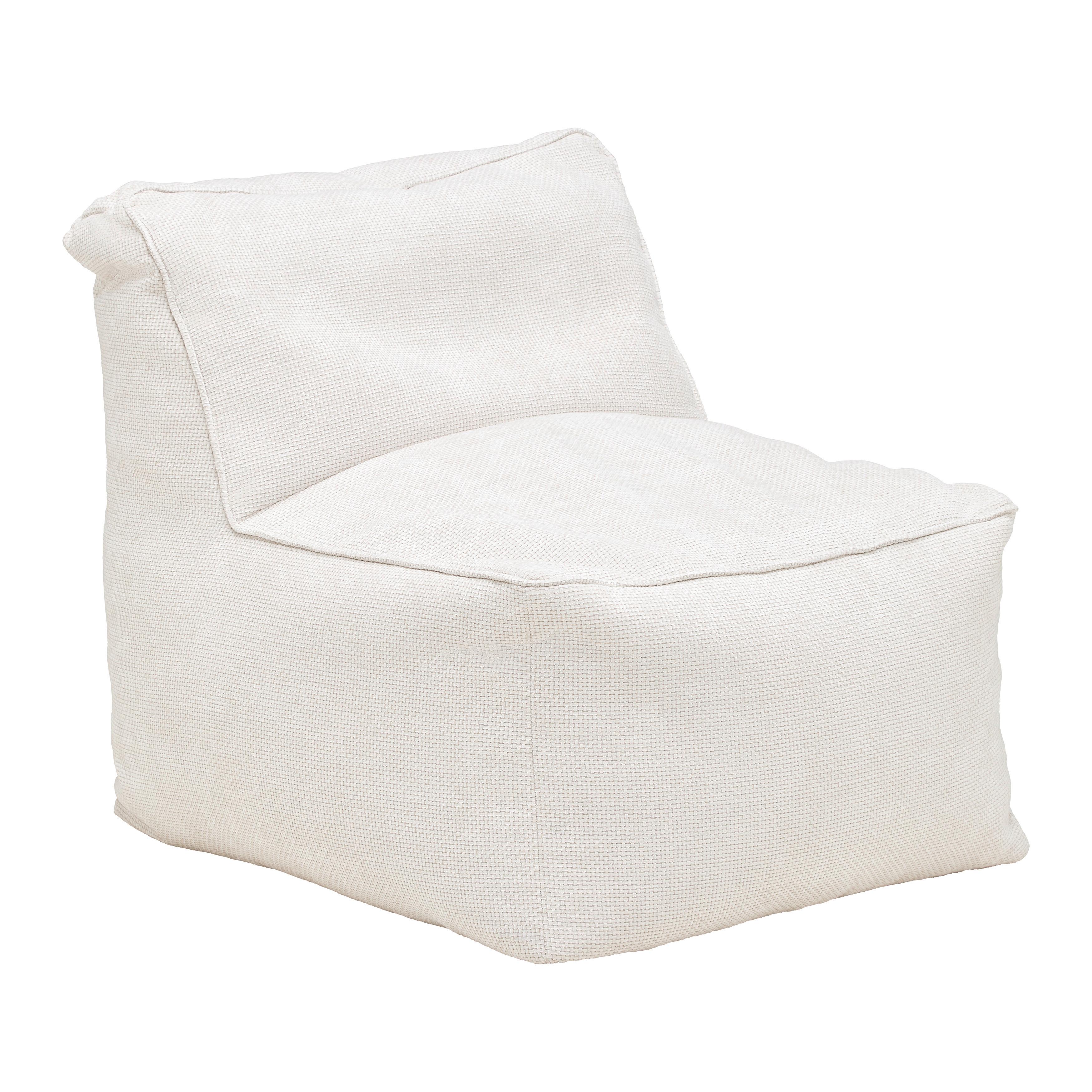 Sedací vak CAROLINE, béžový velur, max. 90 kg - béžová, Moderní, textil (90/80/100cm) - Mömax