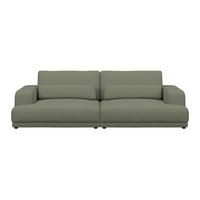 Bigsofa Savona Cord hellgrün, 260x111cm - Hellgrün, Trend, Textil (260/77/111cm) - Luca Bessoni