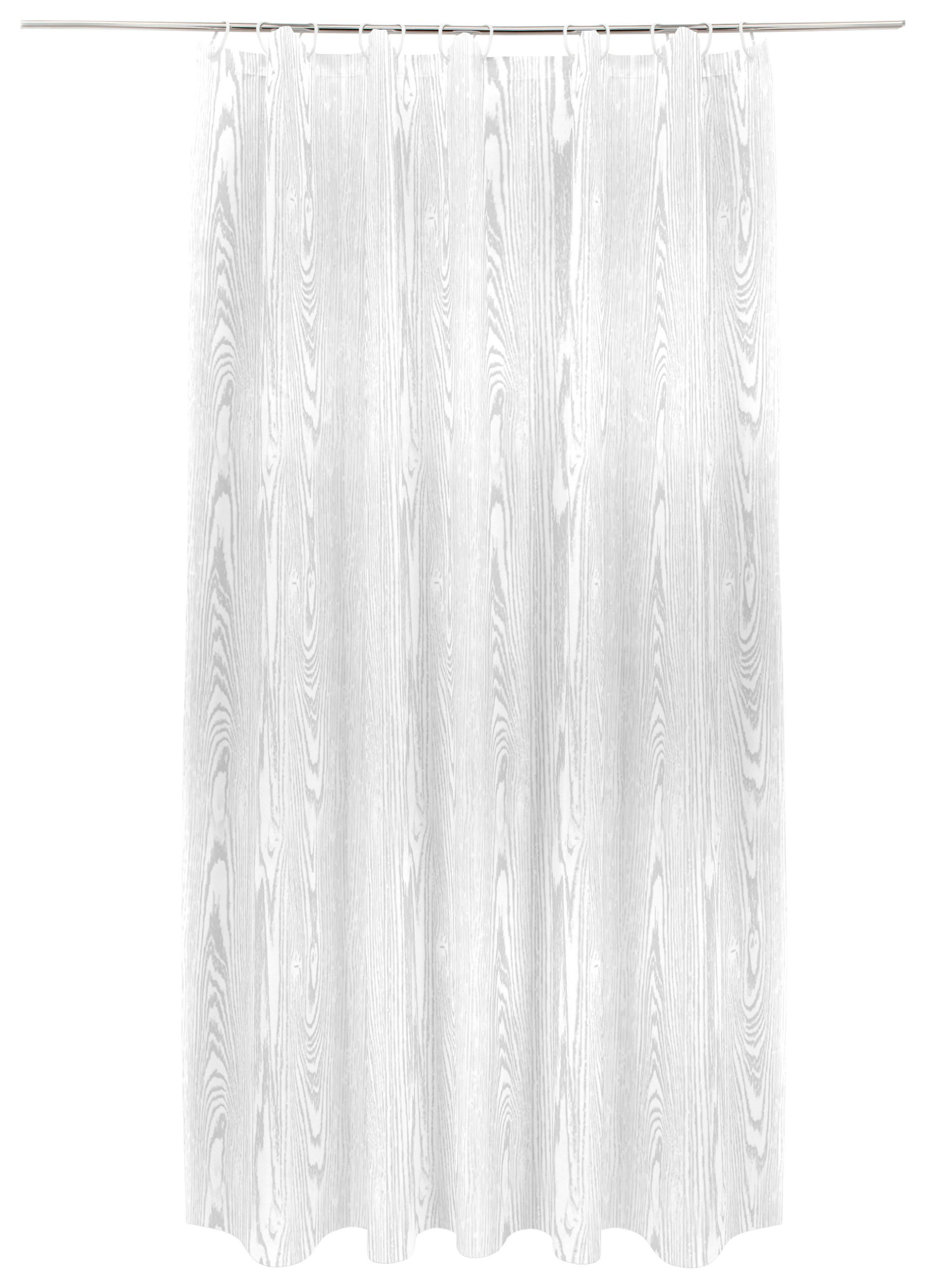 DUSCHVORHANG SVENJA - Weiß, MODERN, Textil (180/200cm) - Luca Bessoni