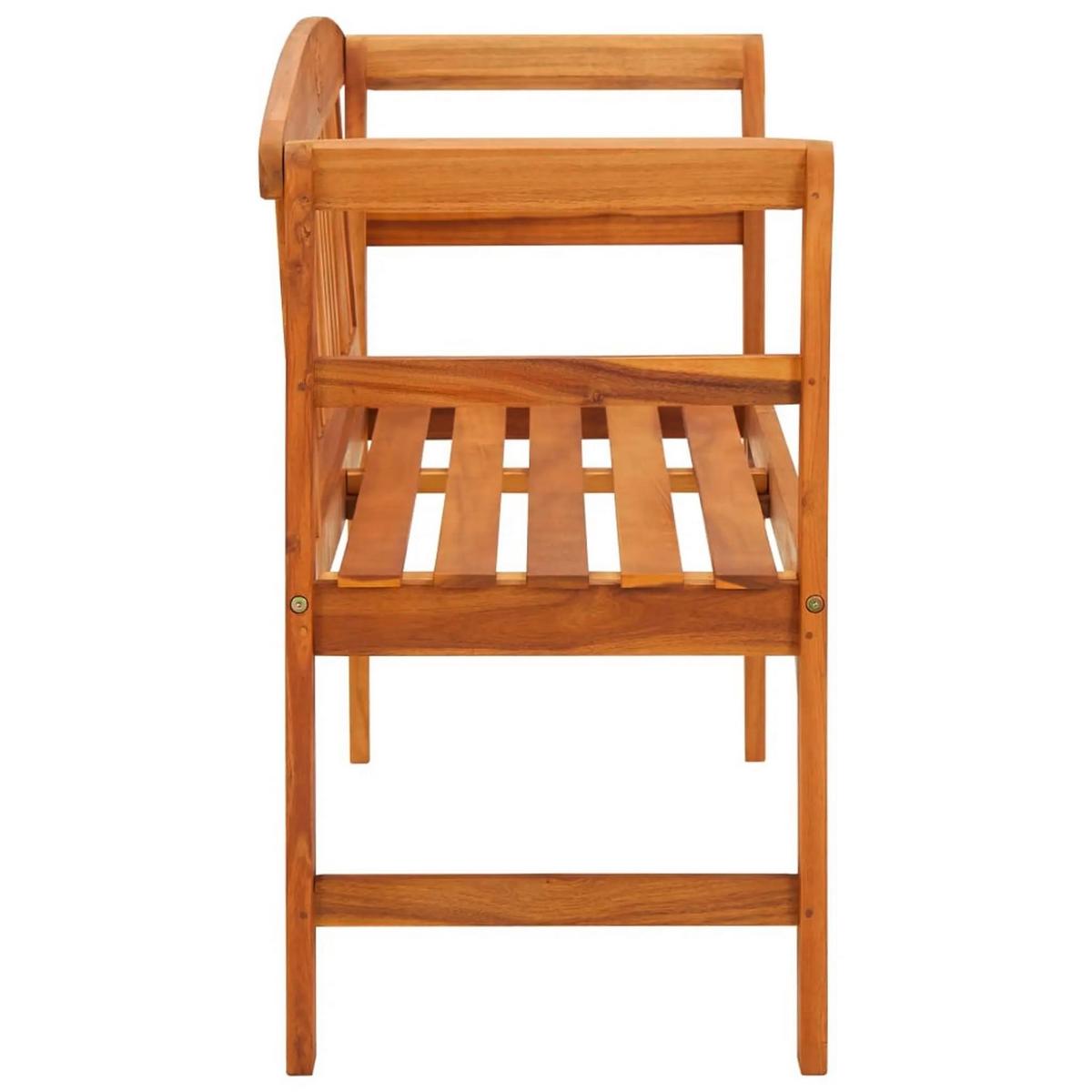 Gartenbank Holz 2-Sitzer Batam - Akaziefarben, Basics, Holz (130/50/80cm) - Acamp