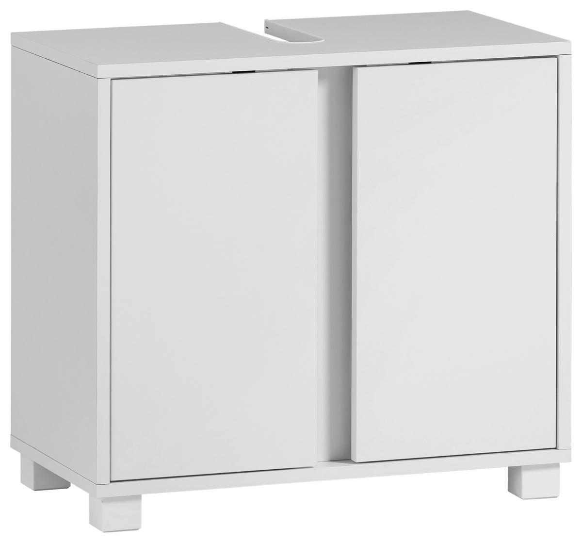 Waschbeckenunterschrank Dex Wbu 600 - Weiß, MODERN, Holzwerkstoff (60,2/56,0/33,0cm) - MID.YOU