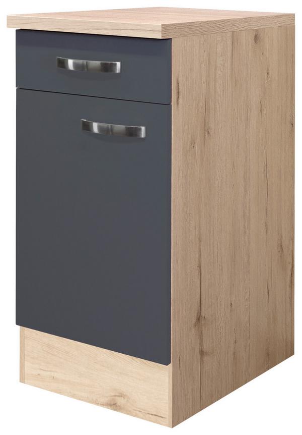 Küchenschrank mit basaltgrauer Front online kaufen