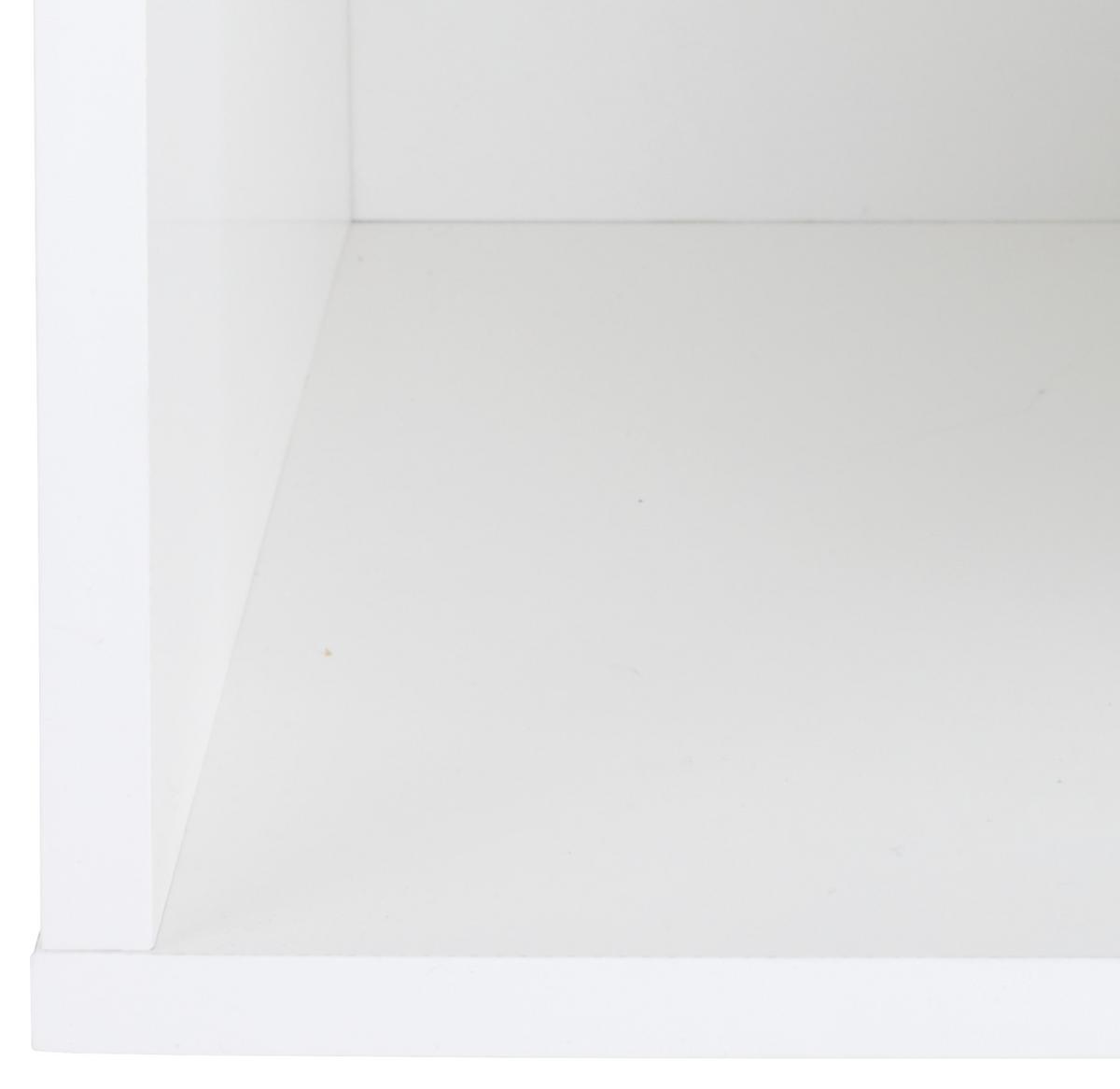 Polc Box - fehér, Modern, faalapú anyag (23/46/25cm)
