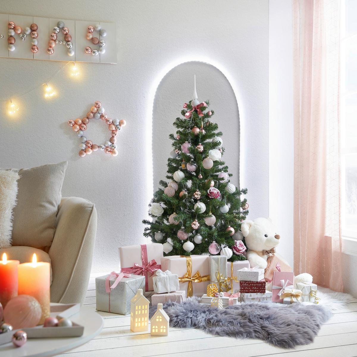 vánoční stromeček Výška: 155 cm - zelená, kov/plast (91/155cm)