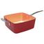 Livington Copperline Eckpfanne - Klar/Rot, MODERN, Glas/Keramik (51,5/25/10cm) - Mediashop Livington Copperline Eckpfanne - Klar/Rot, MODERN, Glas/Keramik (51,5/25/10cm) - Mediashop