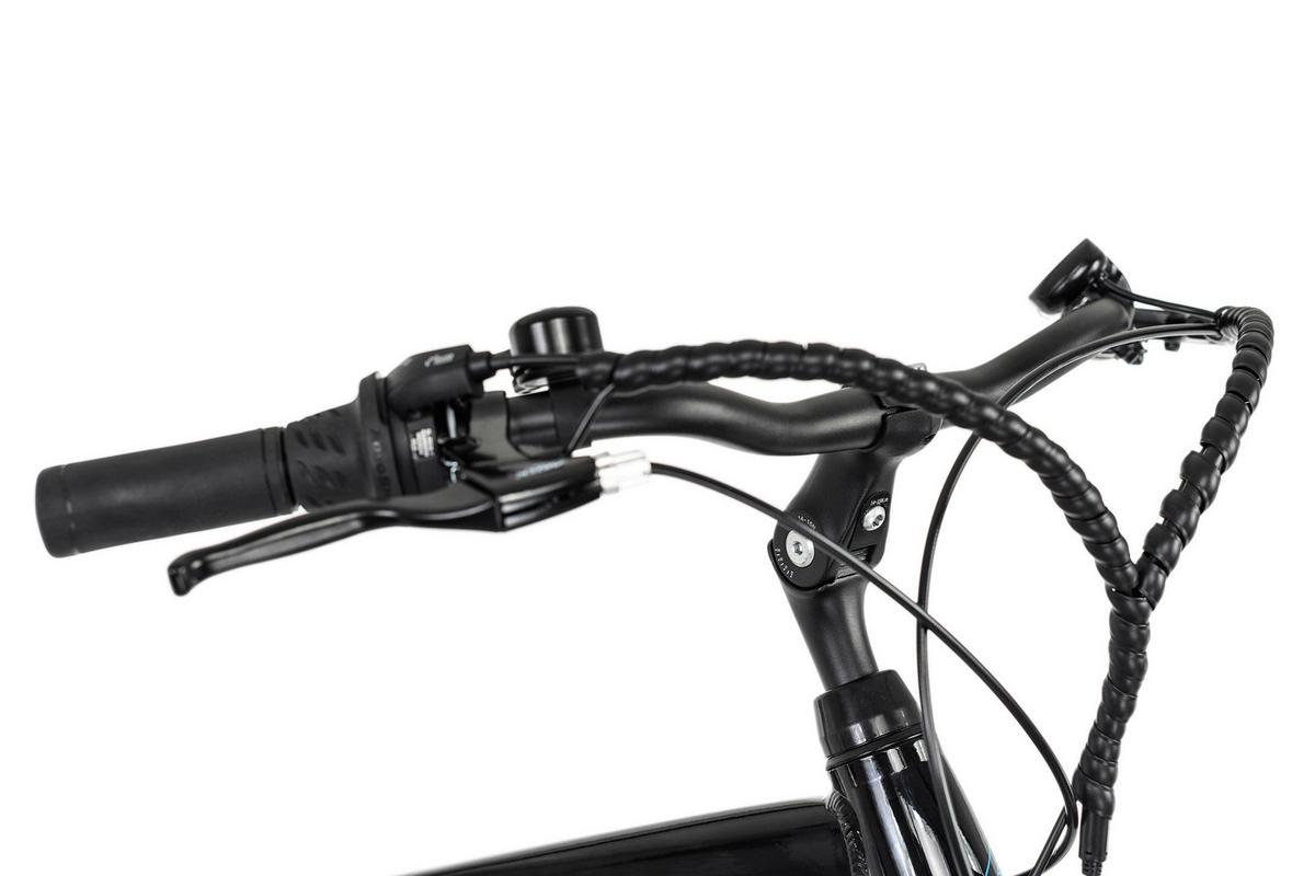 Elektrofahrrad 28 Zoll, 80 Km - Schwarz, MODERN, Metall