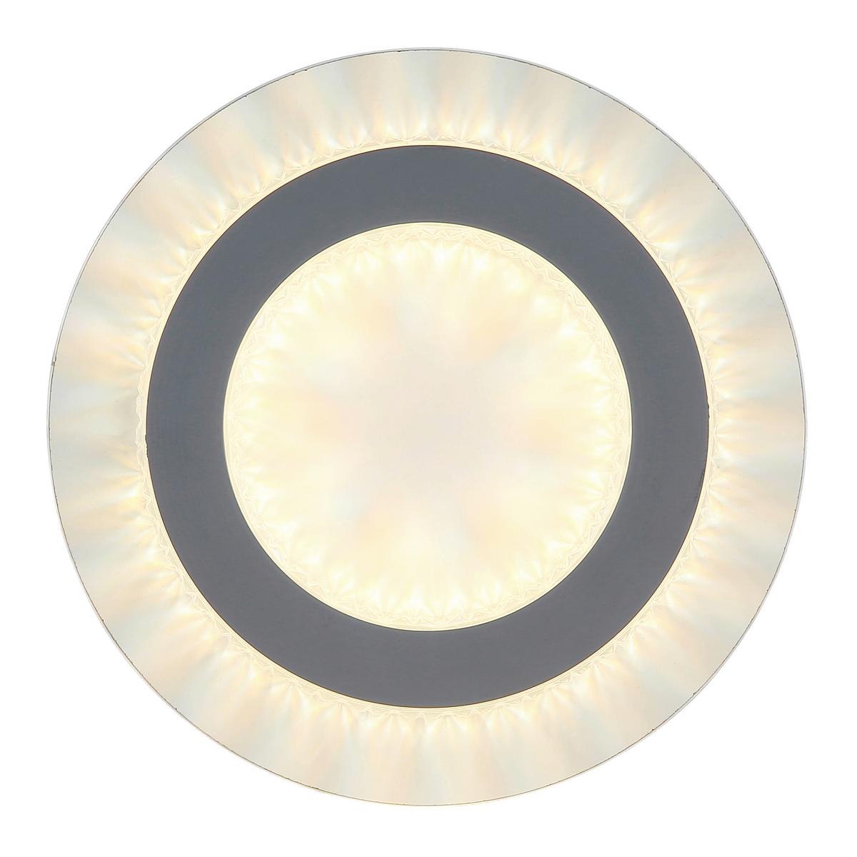 STROPNÉ LED SVIETIDLO JAYDEN - číra/biela, Design, kov/plast (20/5,5cm) - Globo