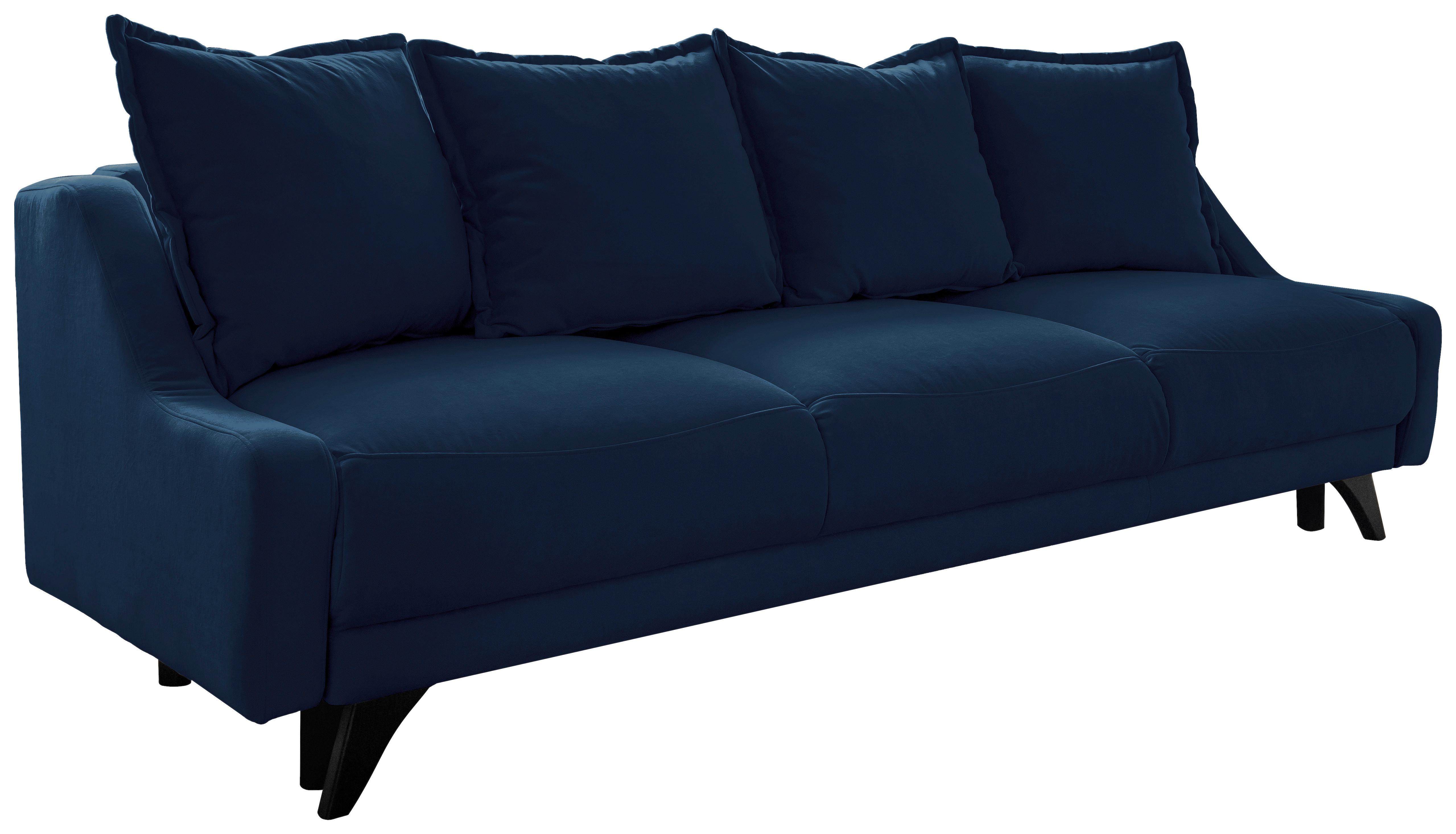 3-Sitzer-Sofa Mit Schlaffunktion Dunkelblau
